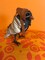 Fiber art bird sculpture, Bird Ornament, bird figurine for gifting, Bird Fabric Soft Sculpture, Textile bird art product 5